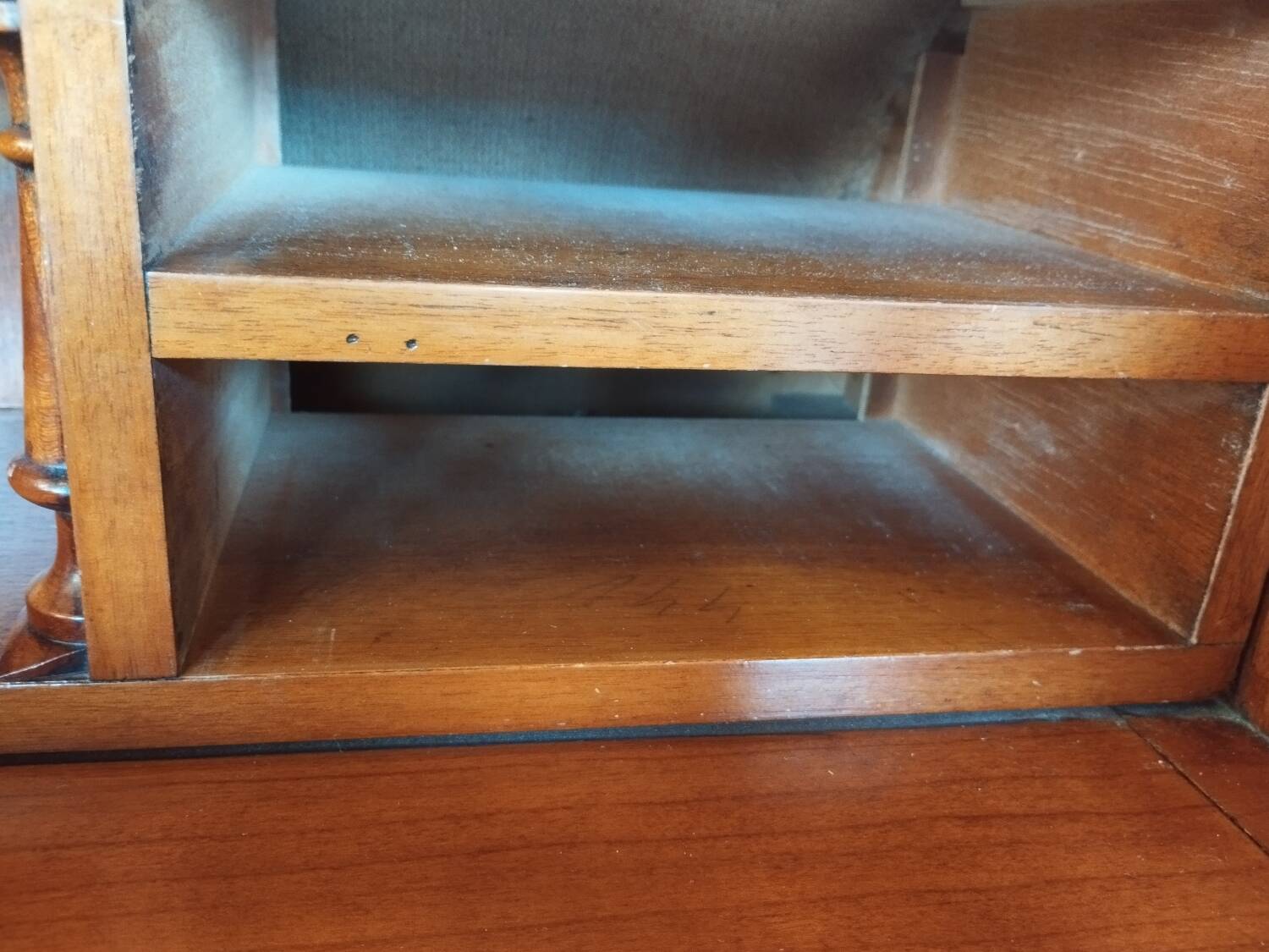 Antique cylindrical desk, Louis XVI style