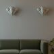 Set of Three Geometric Murano Glass Wall Sconces, Italy, 1980s