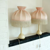 Pair of Scandinavian table lamps Hans-Agne Jakobsson, Markaryd Sweden, 1960