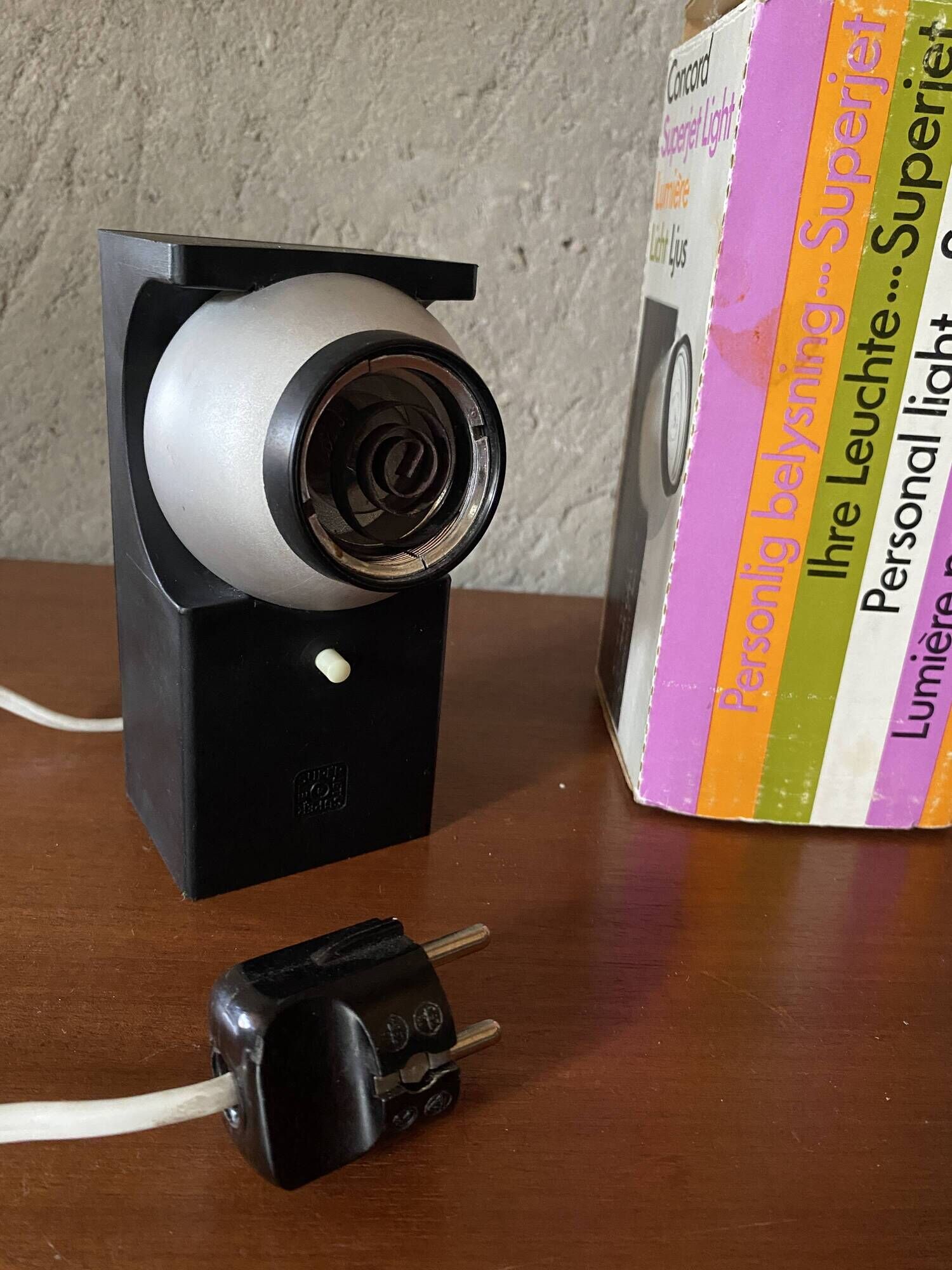 Superjet spotlight by Robert Heritage for Concord Lighting International.