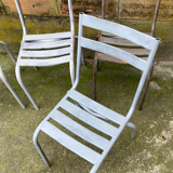 14 metal bistro chairs