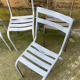 14 metal bistro chairs
