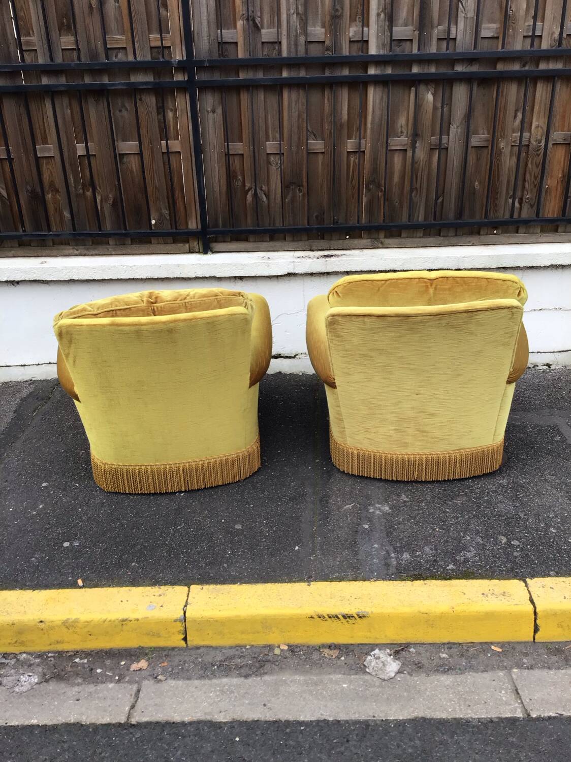 Pair of 1950 armchairs