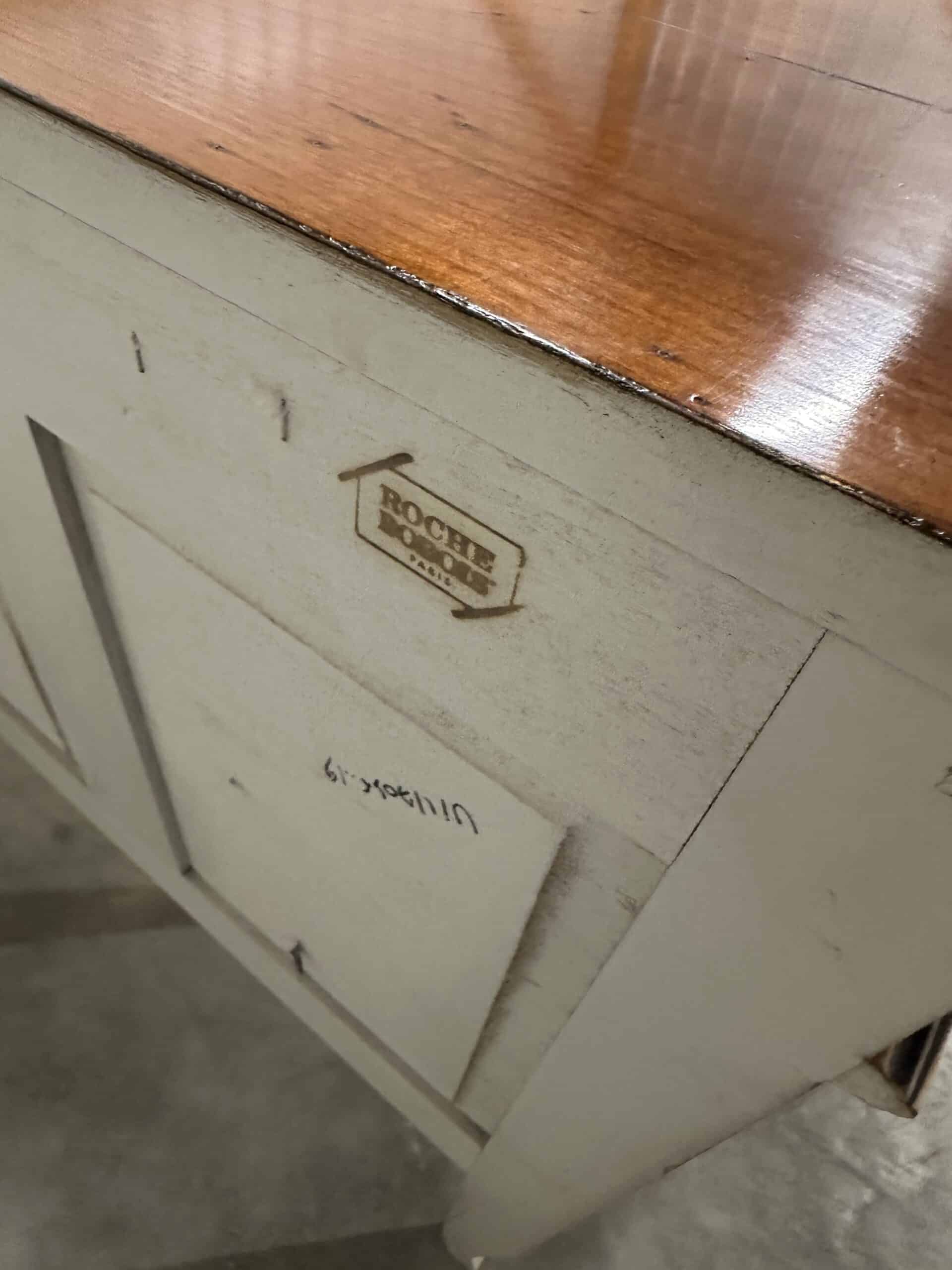 Transitional style commode painted circa 1980