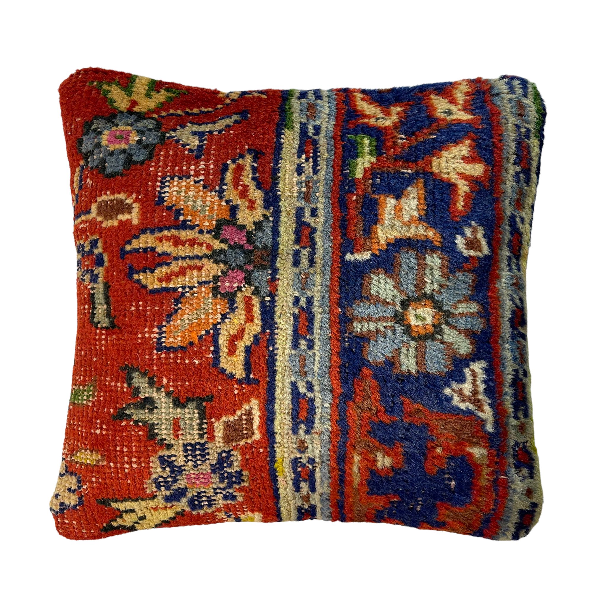 Housse de coussin de tapis turc vintage 45 x 45 cm