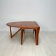 1960s Vintage Gate-leg Teak Danish Dining Table by Niels Koefoed