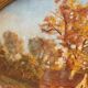 Huile sur panneau art déco