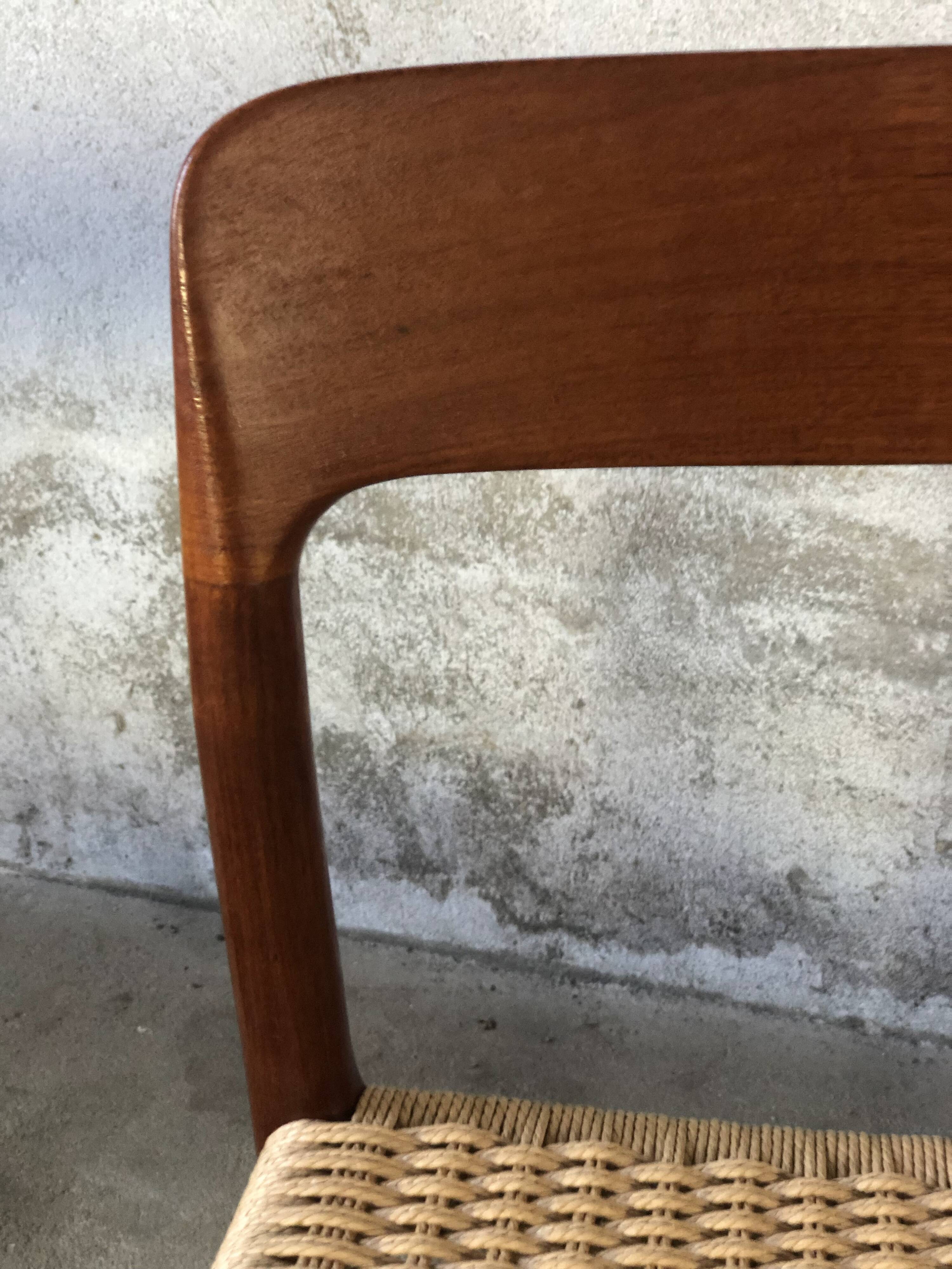 Dining chairs Moller Model 75