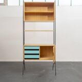 Etagère avec caisson de rangement, années 60