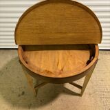 Round art deco chest table