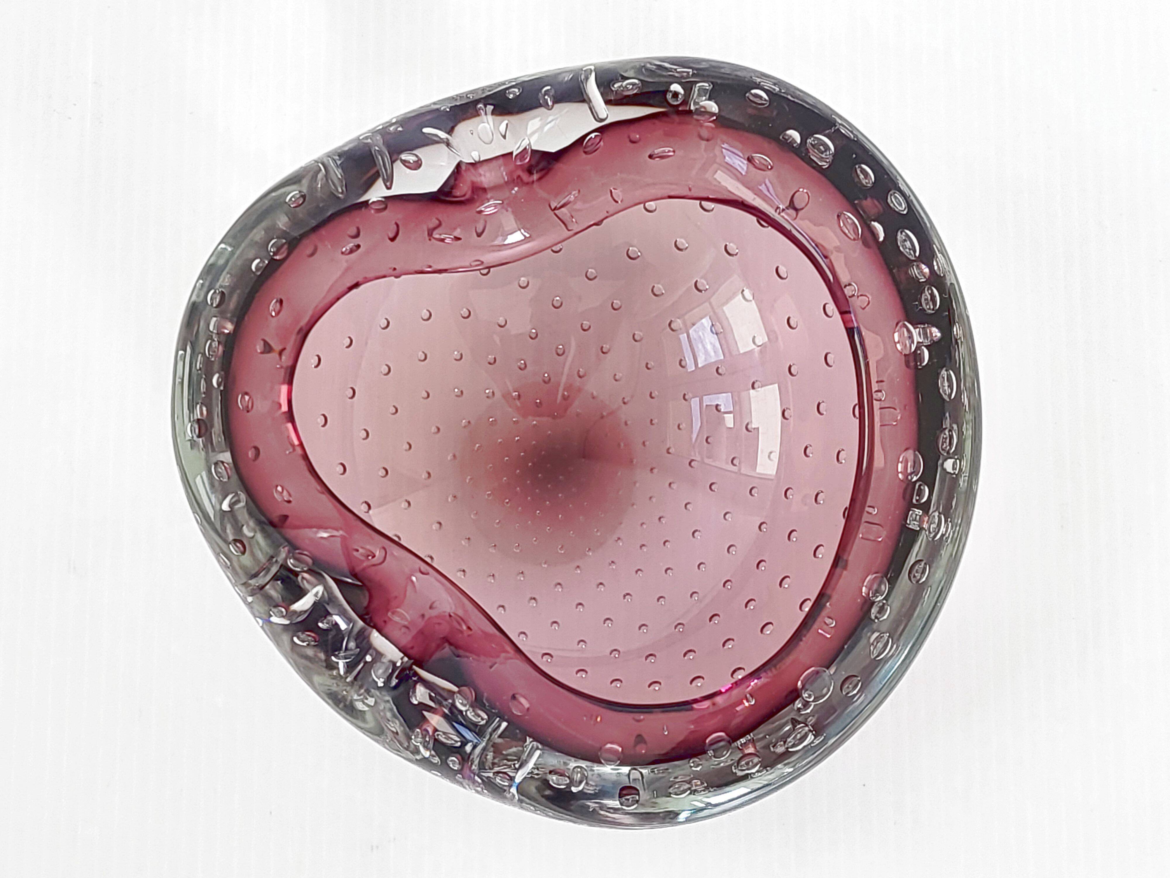 Vintage pocket tray in Murano 1960