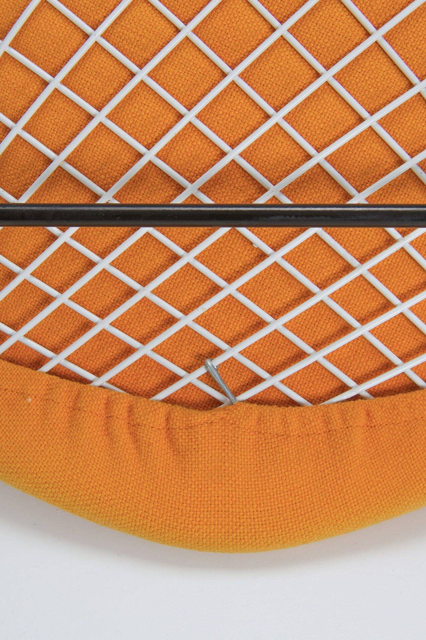 Diamond Chair – Yellow Upholstery - Harry Bertoia