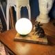 Lampe à poser.art deco lapin