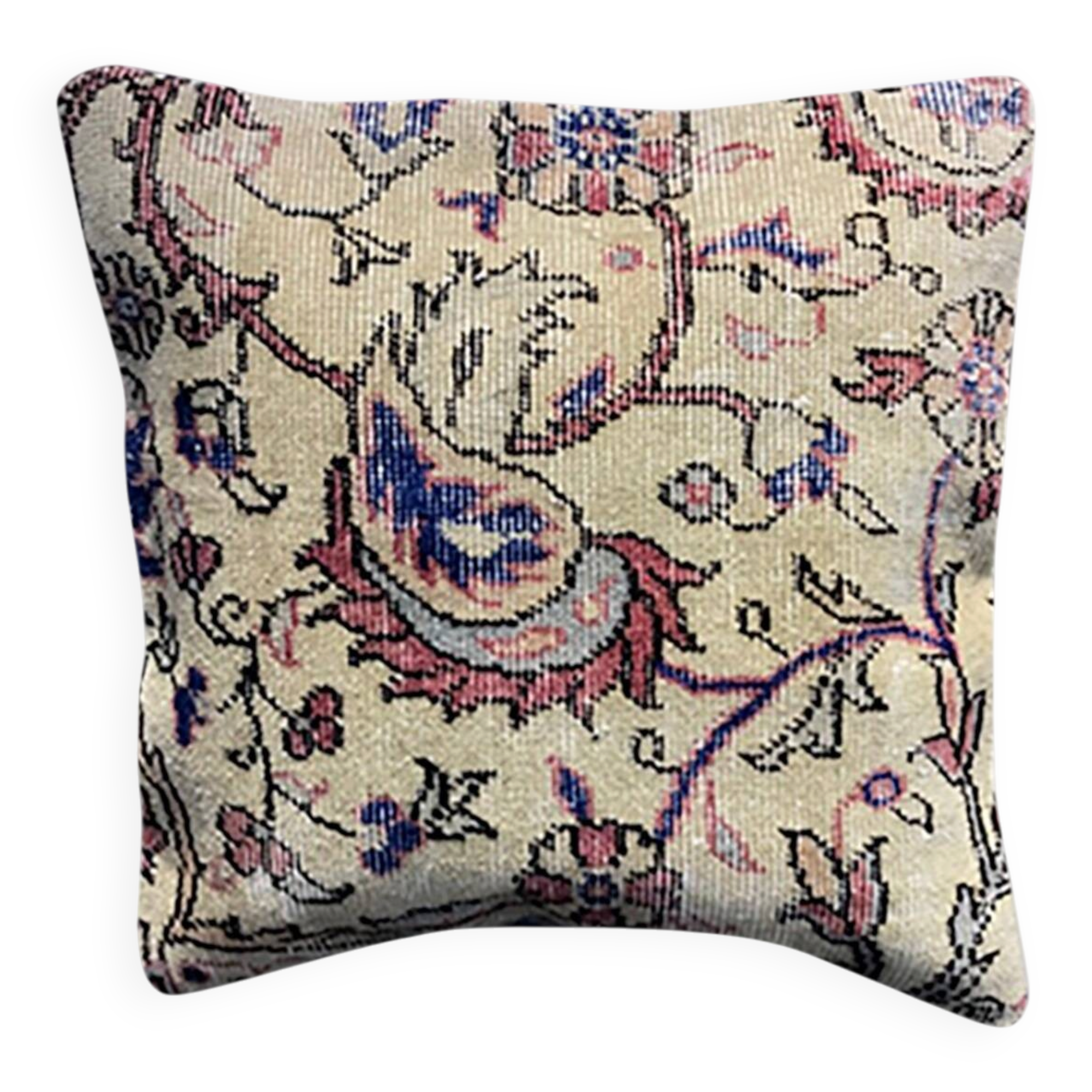 Vintage Faded Rug Pillow Case 50x50 cm