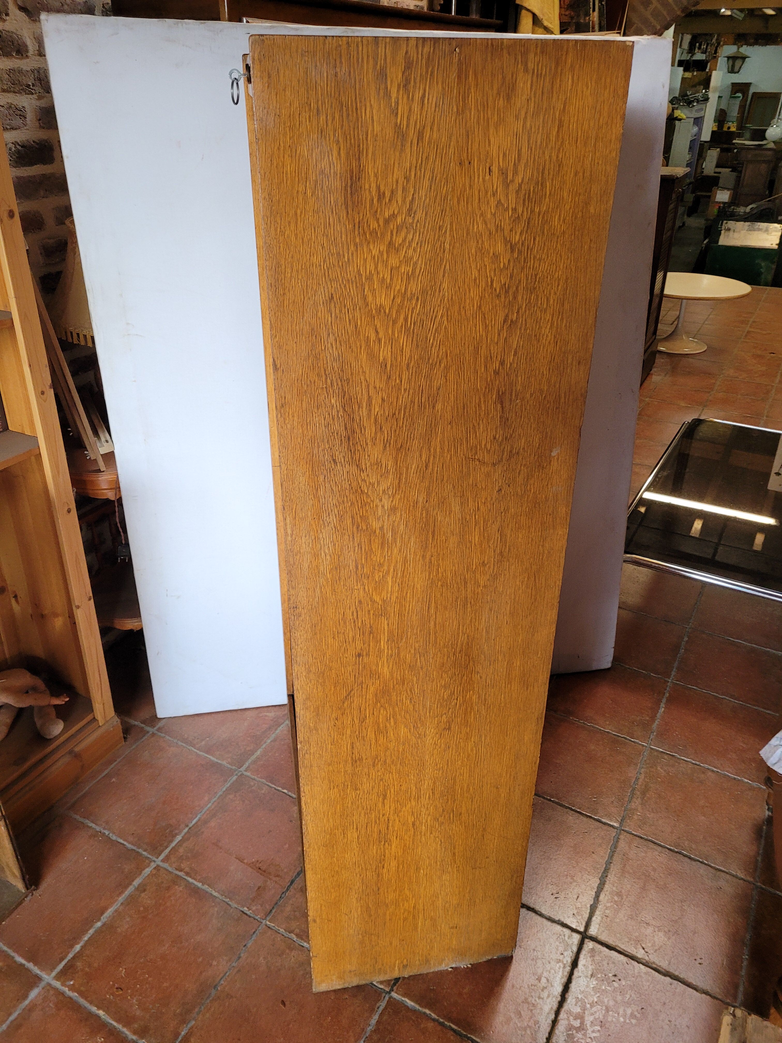 Old oak curtain binder