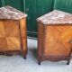 Pair of corner cabinets louis xvi corner furniture from the 18th century with a top ma