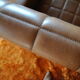 Sofa bench skai camel 50s