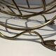 Brass swan magazine rack