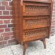 Vintage rattan chest of drawers