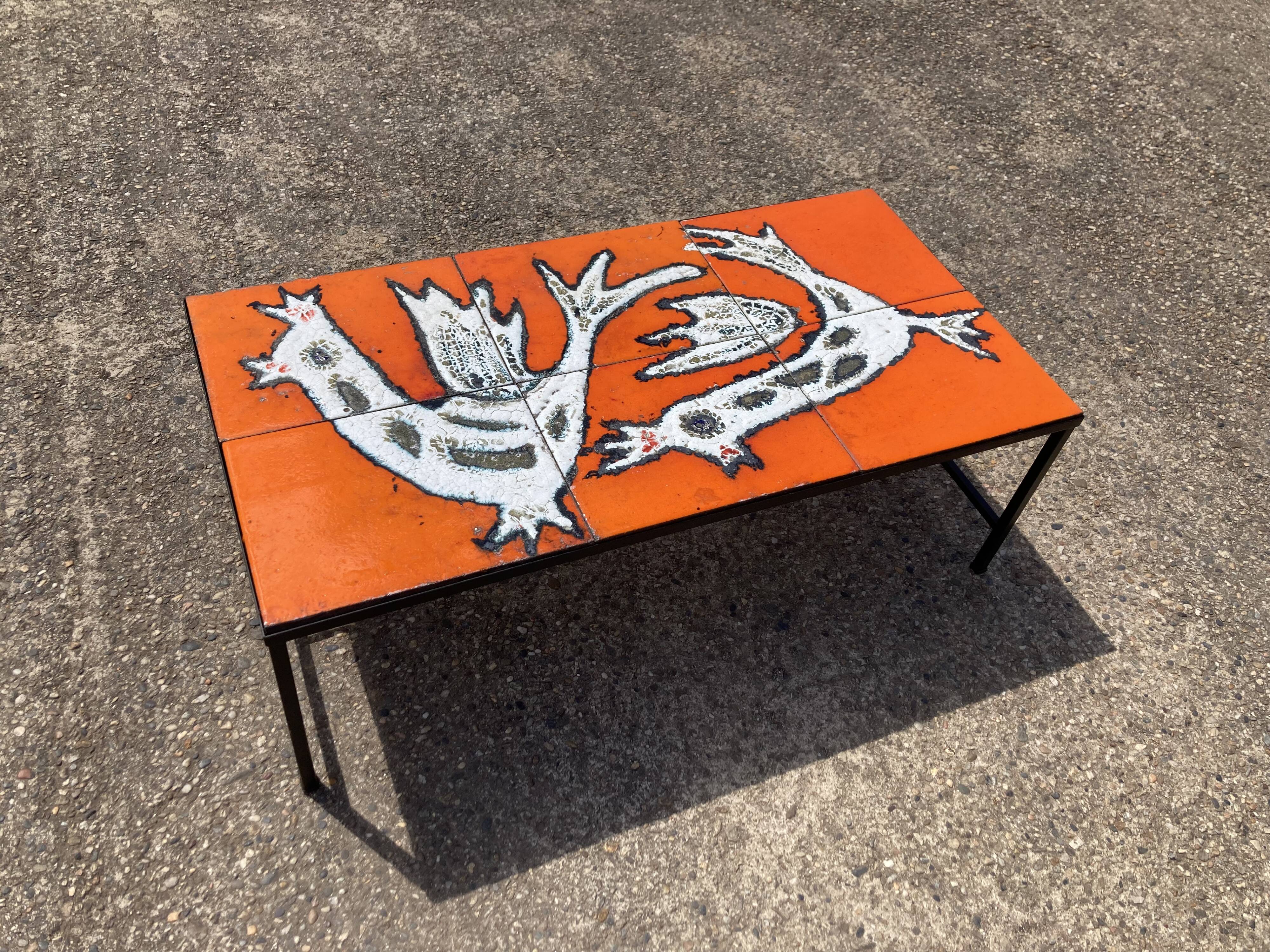 Ceramic coffee table
