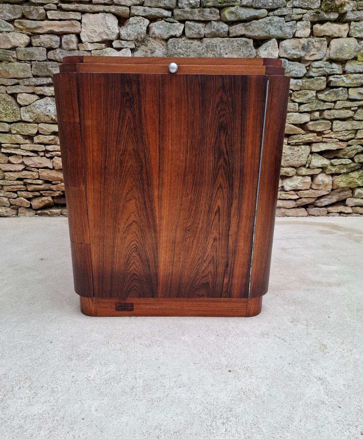 Art Deco Desk in Macassar Ebony