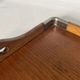 Wood and metal serving tray
