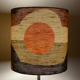 Subway Lampshade in vintage fabric 70s