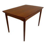 Solid wood extendable Danish table, 1970s