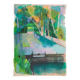 Camille Hilaire: The Lock, original signed lithograph