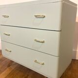 Vintage compass feet chest of drawers