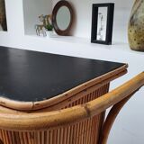Rattan bar tiki bar from the 60s