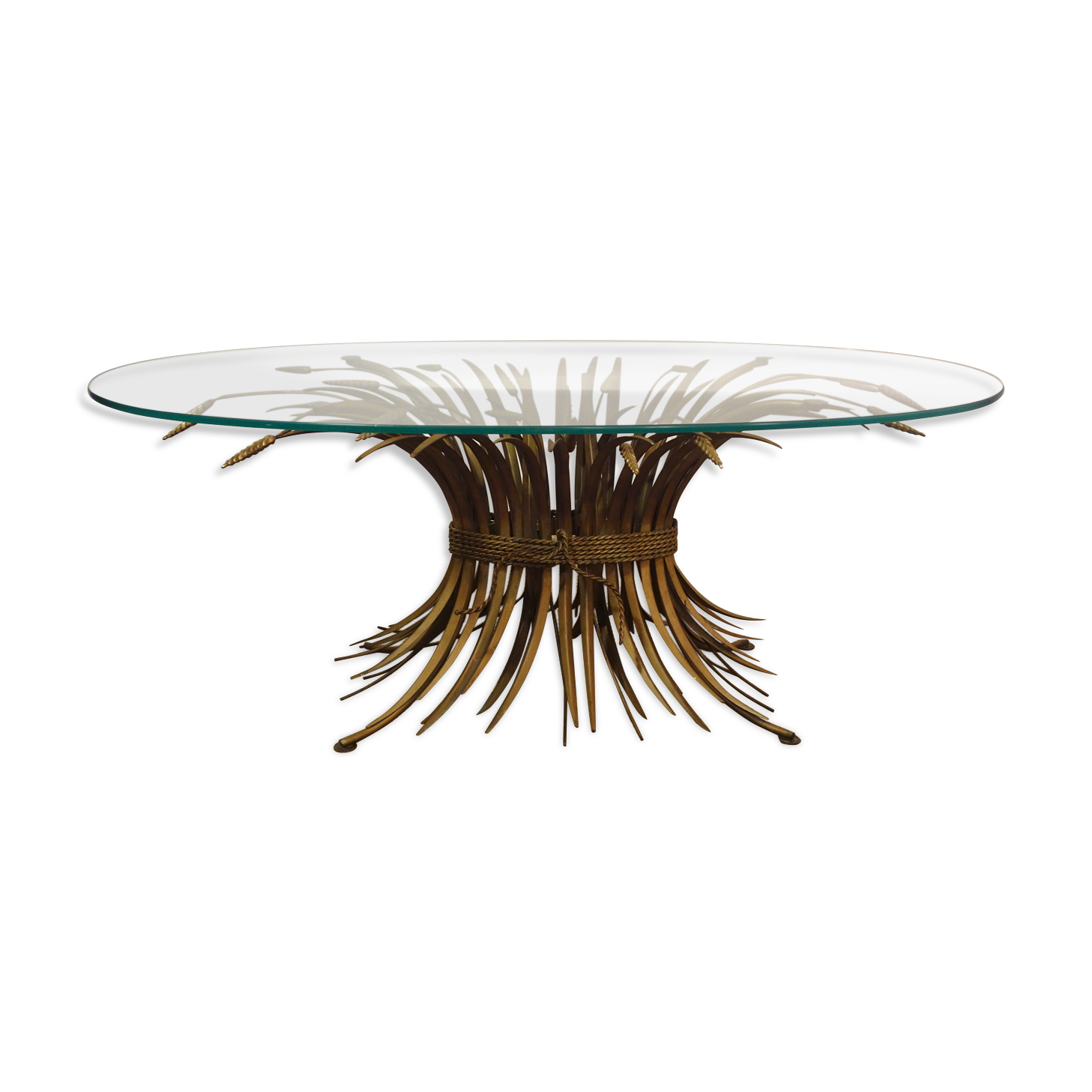 Chanel coco "wheat gerbe" coffee table from the 1950s