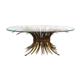 Chanel coco "wheat gerbe" coffee table from the 1950s
