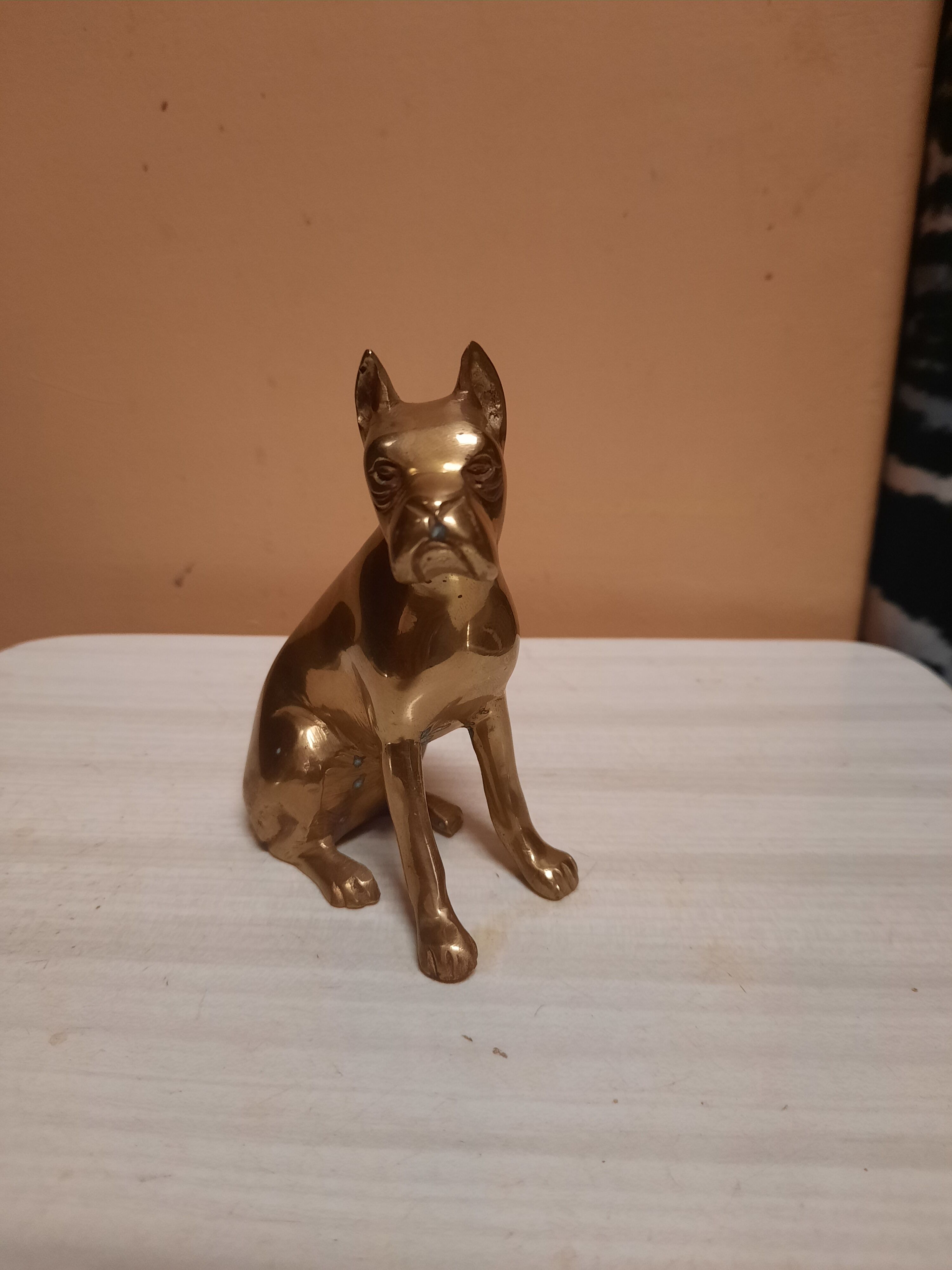 Brass dog