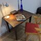 Ancienne table à écrire de campagne