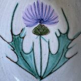 Small Vallauris dish with thistle