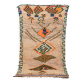 Vintage Moroccan Rug 148 x 260 cm - Tribal Moroccan rug - Berber Wool Rug