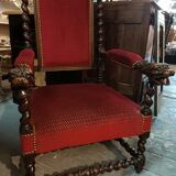 Carved armchair