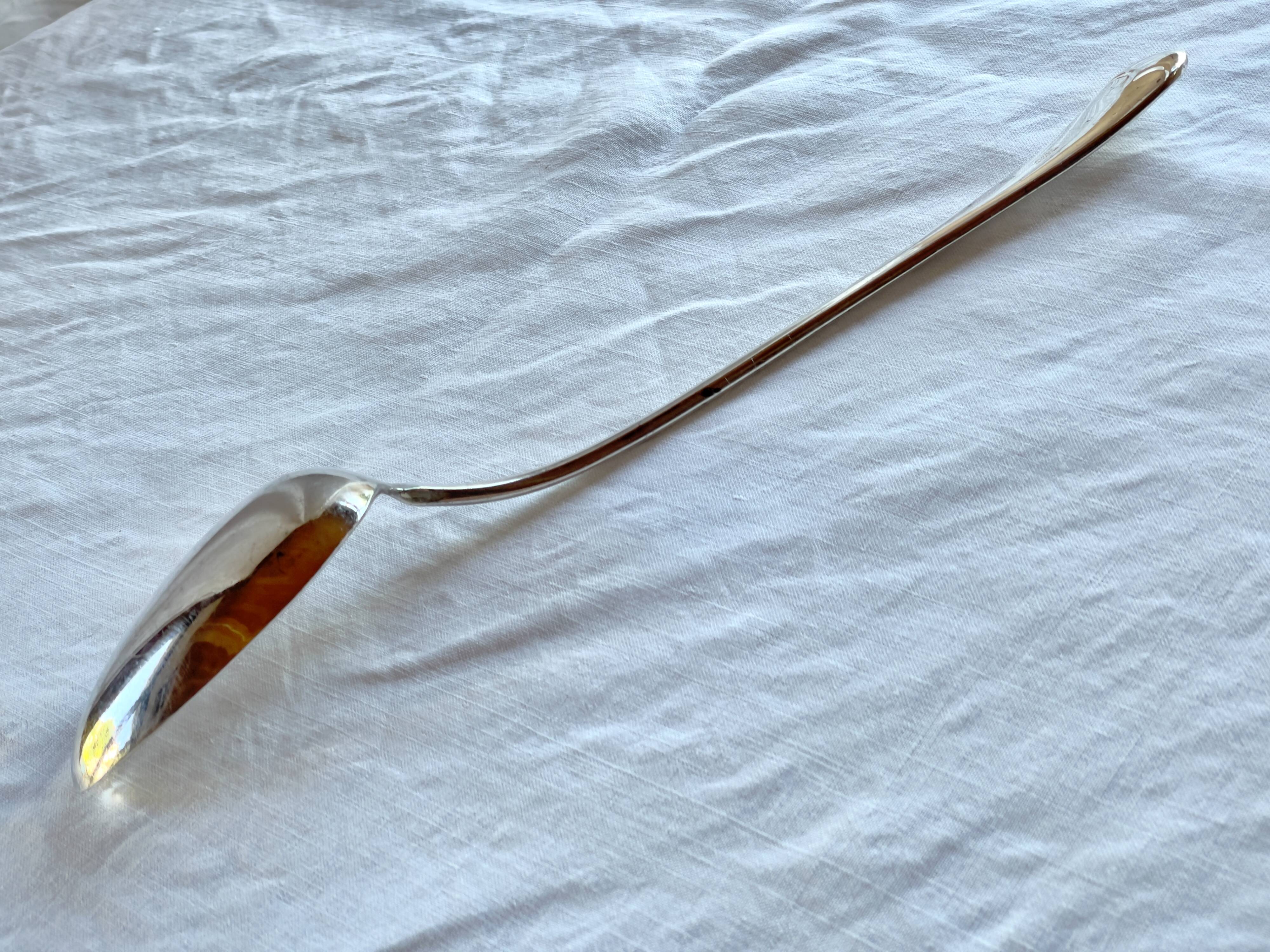 Warriss Sheffield eng 19th century large -32.5 cm- serving spoon