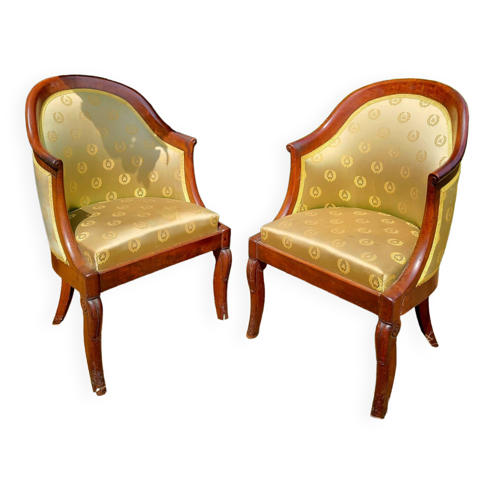 Pair of armchairs Louis XV