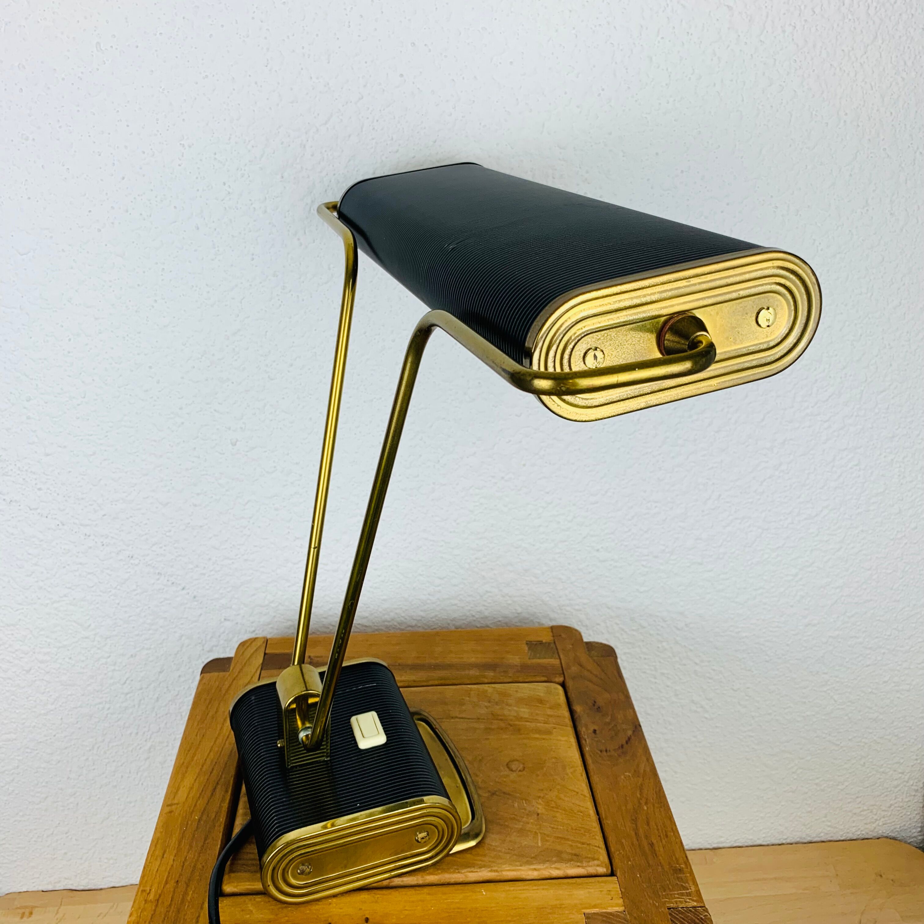 Lampe Jumo N71 noir et doré Jumo