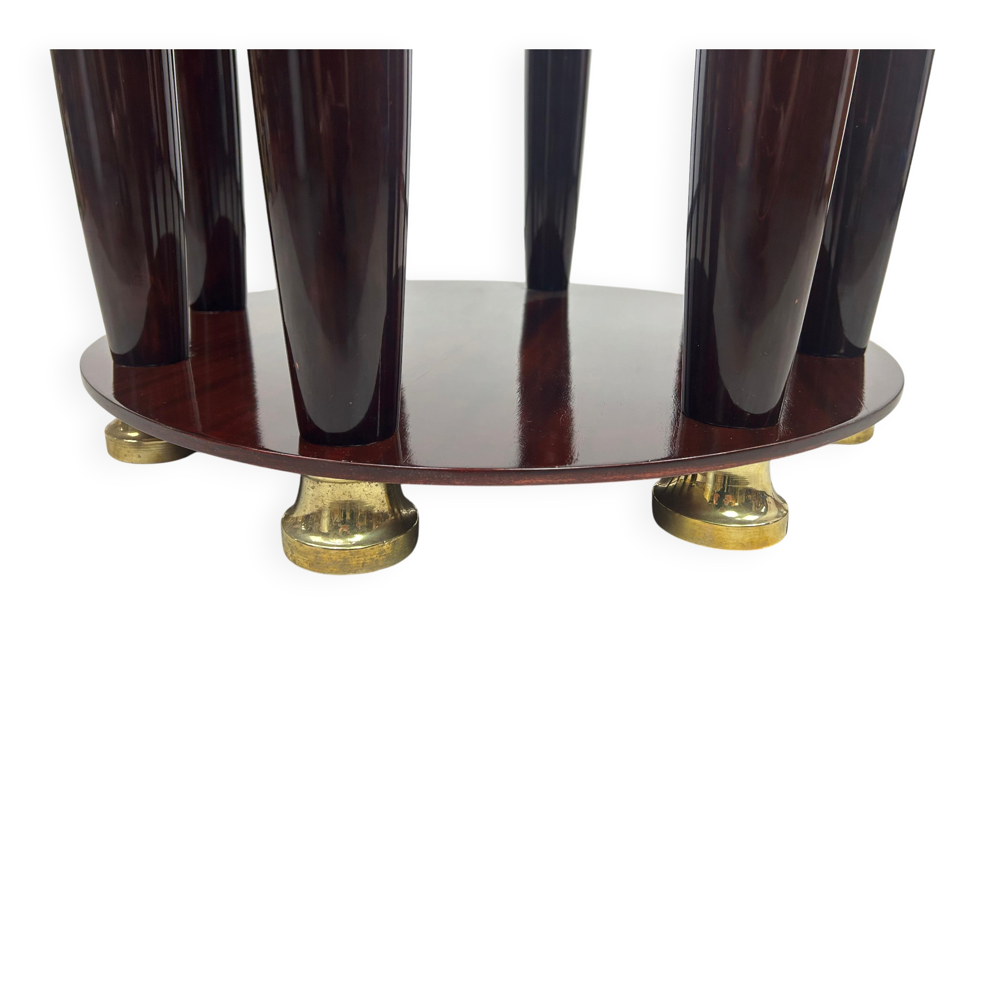 Very rare Secessionist coffee table by Haberfeld designed by Adolf Loos for F.O. Schmidt.