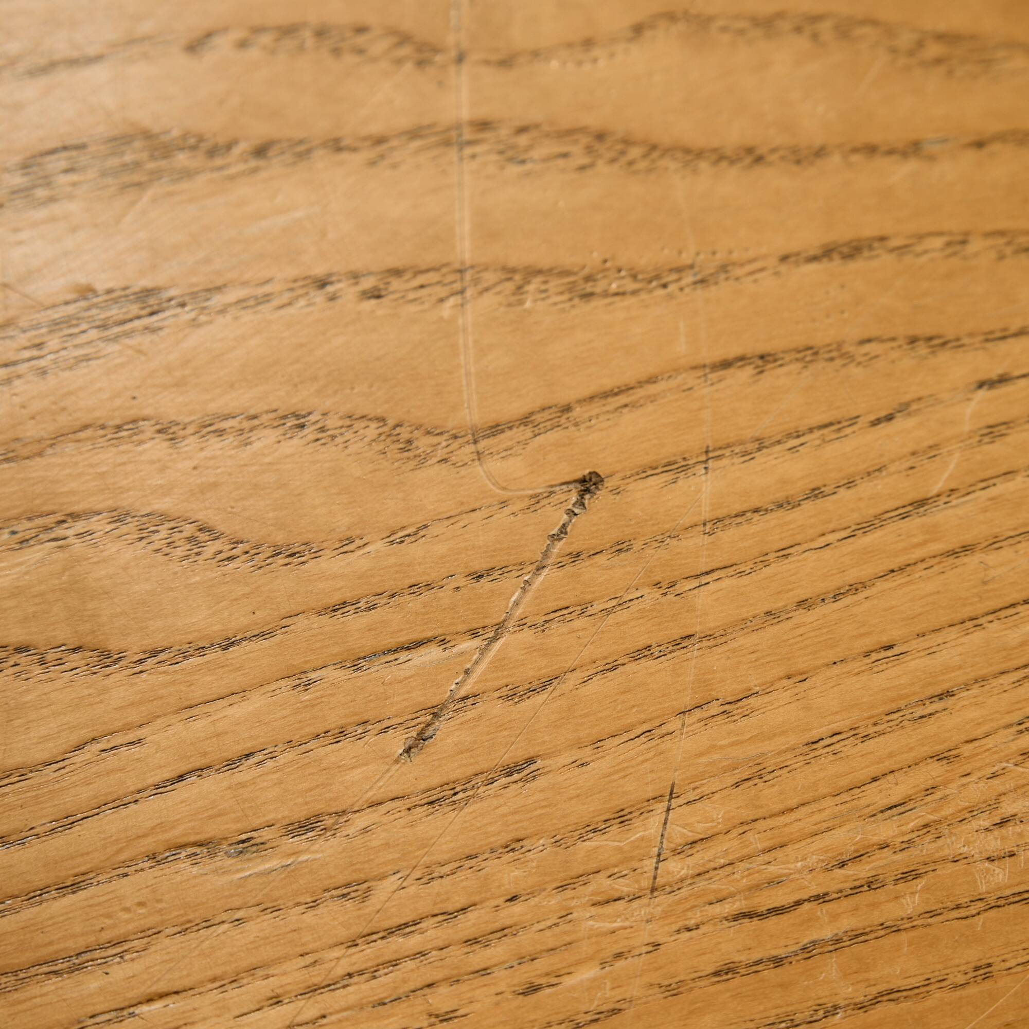 Oak dining table by Lübke