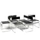 Set of 6 vintage Libellula chairs by Giovanni Carini for Planula