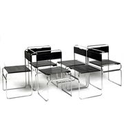 Set of 6 vintage Libellula chairs by Giovanni Carini for Planula