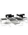 Set of 6 vintage Libellula chairs by Giovanni Carini for Planula