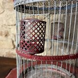 Cage à oiseau en métal XIXe siècle