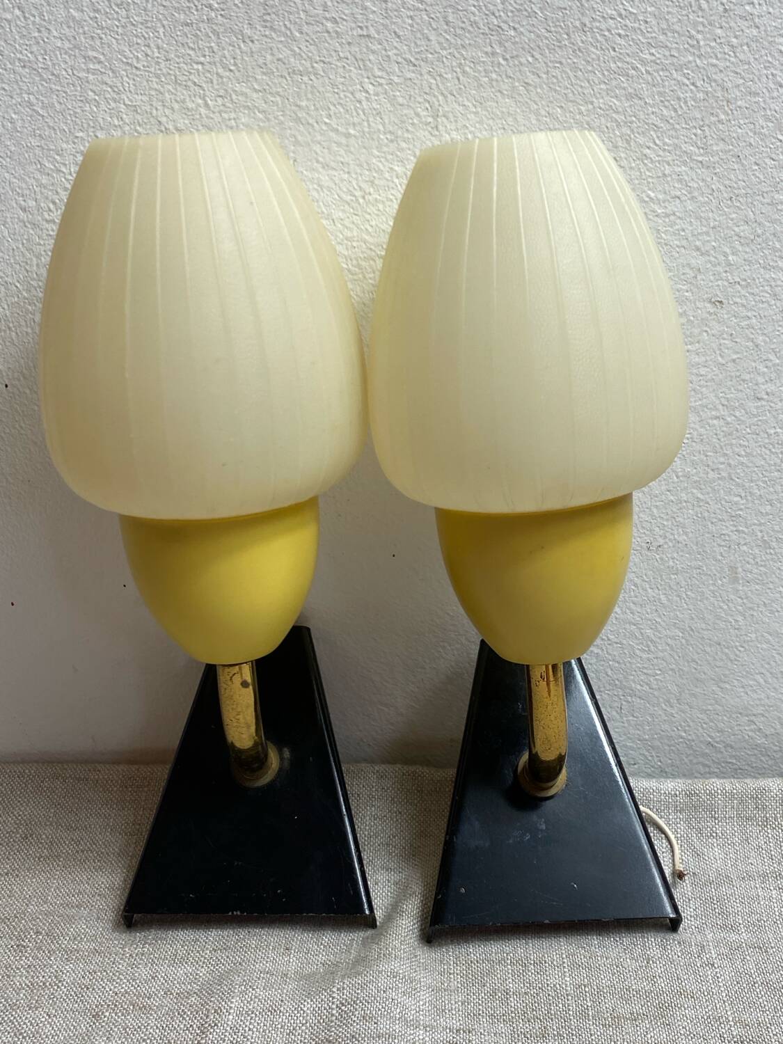 Paire d’appliques, années 60/70