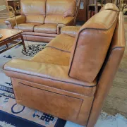 Pair of leather sofas