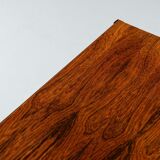 Sled legged pair of rosewood side tables mid-century Denmark 1960